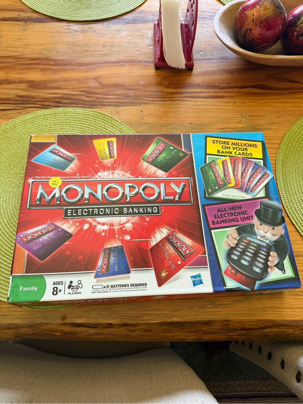 Electronic Banking Board Game - Red